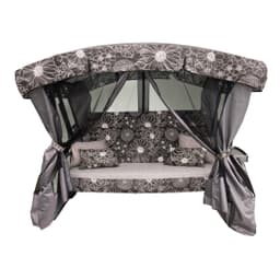 Качели садовые 3-х местные Ранго Премиум Флора арт.3764-GS002