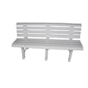 Скамья пластиковая арт.СКП-МТ001 (белая)