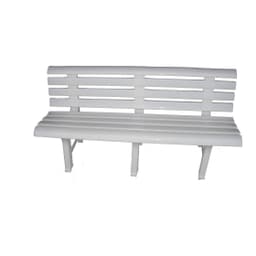 Скамья пластиковая арт.СКП-МТ001 (белая)