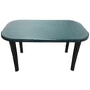 Стол пластиковый арт.СП2-МТ008 овальный (темно-зеленый)