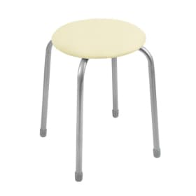 Табурет Классика-2 арт.ТК02/СК (круглое сиденье) светло-бежевый