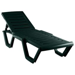 Лежак Атлант арт.4380-GS, пластик (темно-зеленый)
