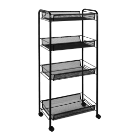 Этажерка напольная Ладья 24К арт.Э 342 Ч, черный