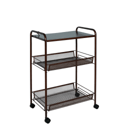 Этажерка напольная Ладья 33КС арт.Э 356 М, медный антик