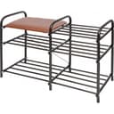 Этажерка для обуви Люкс (широкая) арт.ЭТЛ3/А, медный антик