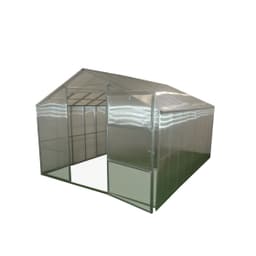 Теплица Агросфера-Домик РАЗБОРНАЯ без СПК (шаг 1 м) 4 места: каркас+перемычки+конек+1 уп метизы с лентойТ/АД/1