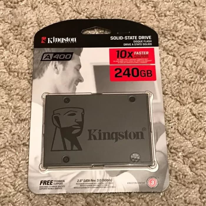 Твердотельный накопитель SSD KINGSTON A400 240GB TLC 2,5"" SATAIII
