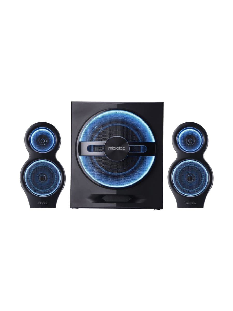 Акустическая система Microlab Speakers T-10 2.1 BLACK 56W (24W+16W*2) CSR Bluetooth V4.0 REMOTE