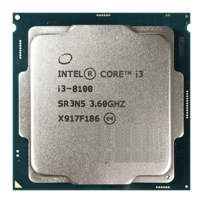 Процессор LGA1151v2 Intel Core i3-8100 3.6GHz,6MB Cache L3,EMT64,4 Cores + 4 Threads,Tray,Coffee Lake
