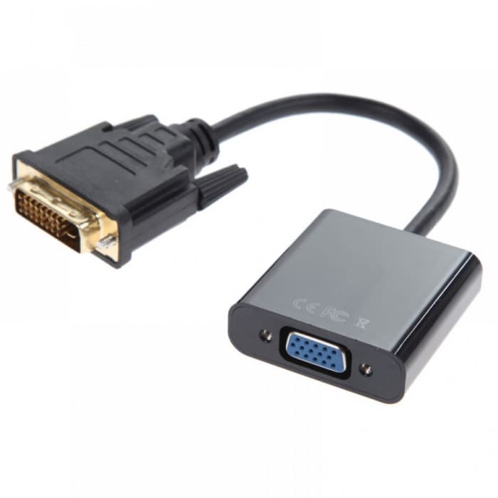 Конвертер-адаптер DVI-D 24+1 Pin Male to VGA 15Pin Female Active Cable Adapter Converter