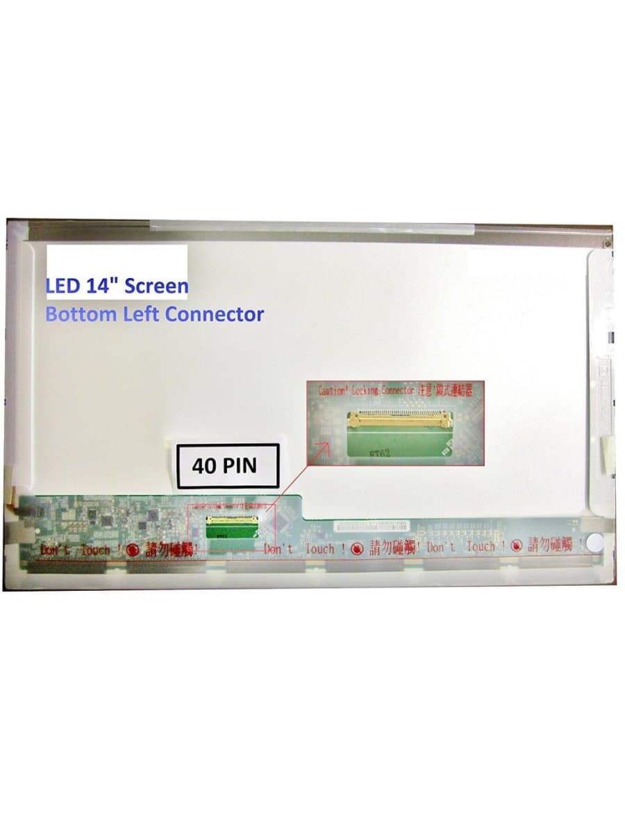 Экран для ноутбука LED PANEL 14" B140XW01 (40PIN) (V.B) (H/W:0A F/W:1)