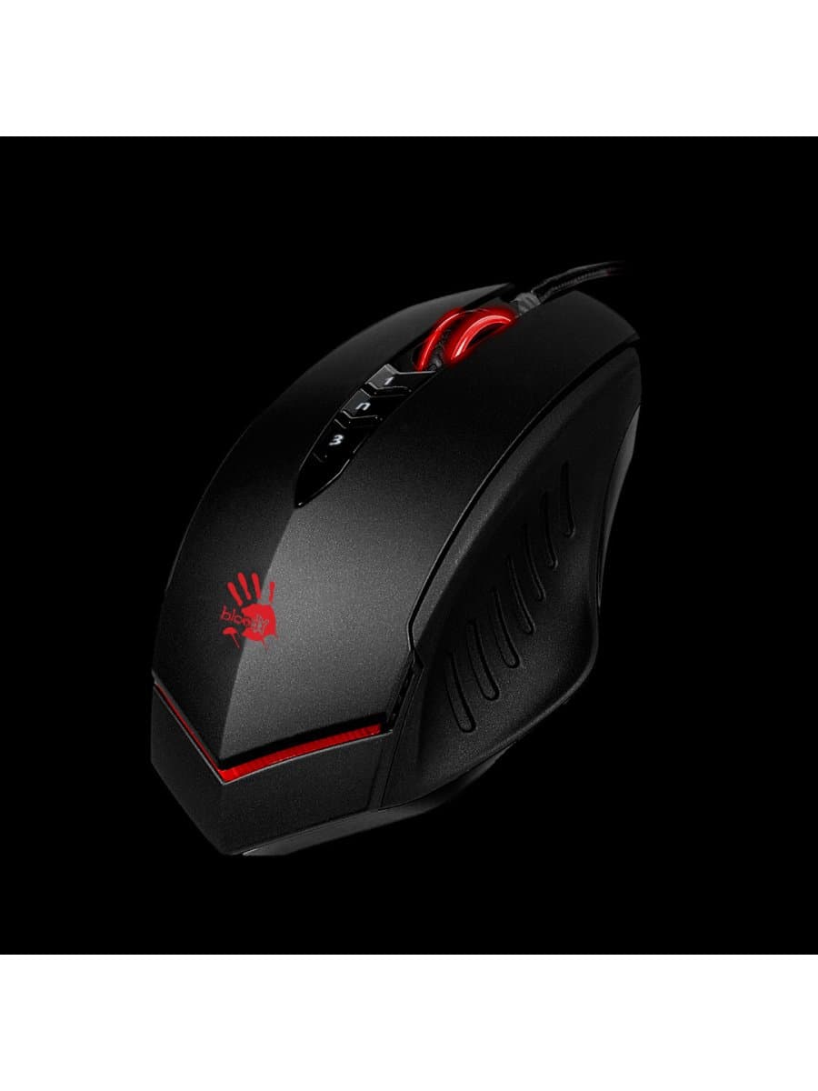 Мышь игровая A4TECH BLOODY V8MA Gaming MOUSE METAL FEET CORE4 ACTIVE USB BLACK