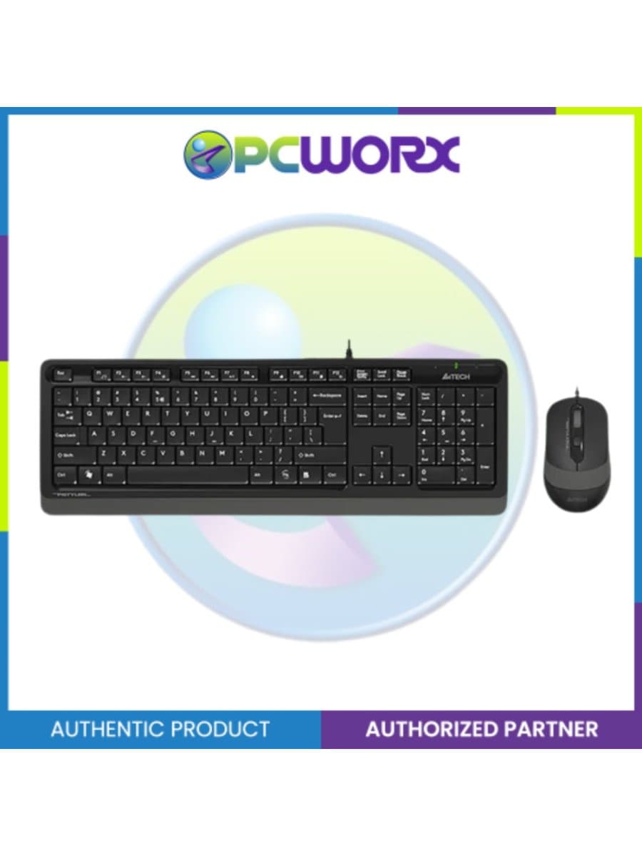 Комплект клавиатура и мышь A4TECH FSTYLER F1010 (FM10+FK10) MULTIMEDIA SLEEK COMFORT KEYBOARD + MOUSE COMBO SET USB BLACK US+R
