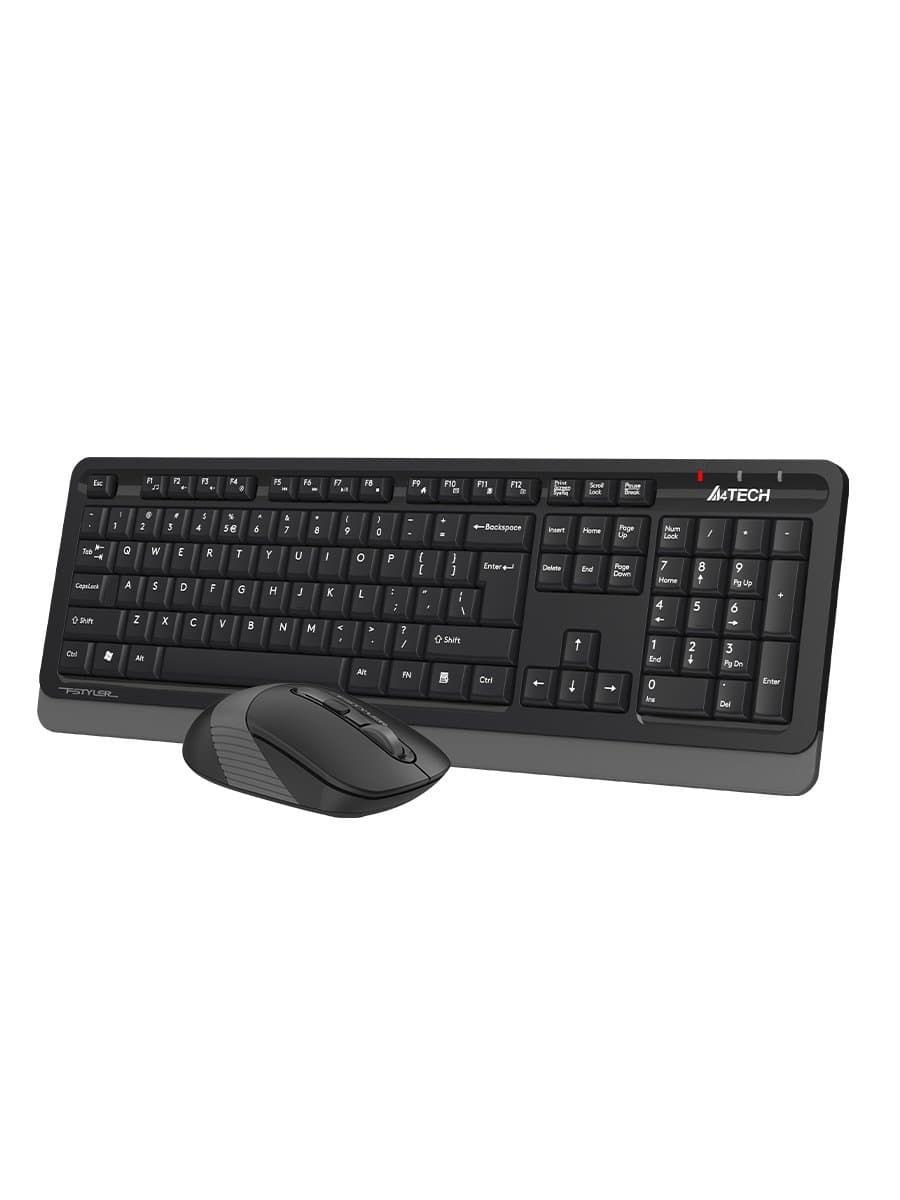 Комплект клавиатура и мышь A4TECH FSTYLER FG1010 (FG10+FGK10) MULTIMEDIA SLEEK COMFORT KEYBOARD + MOUSE COMBO SET WIRELESS BLA