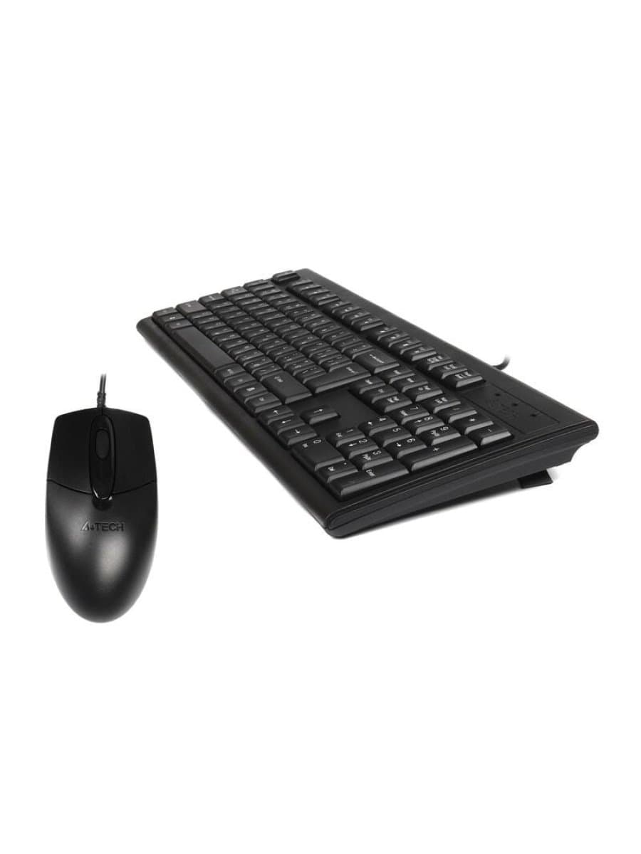 Комплект клавиатура и мышь A4TECH KR-8372 (KR-83+OP-720) KEYBOARD + MOUSE SET USB BLACK US+RUSSIAN