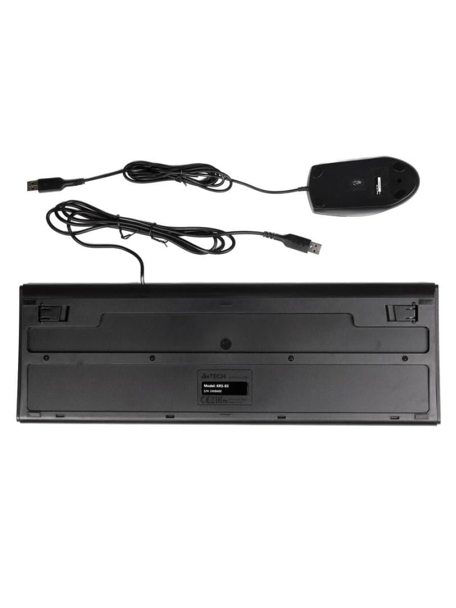 Комплект клавиатура и мышь A4TECH KR-8372 (KR-83+OP-720) KEYBOARD + MOUSE SET USB BLACK US+RUSSIAN