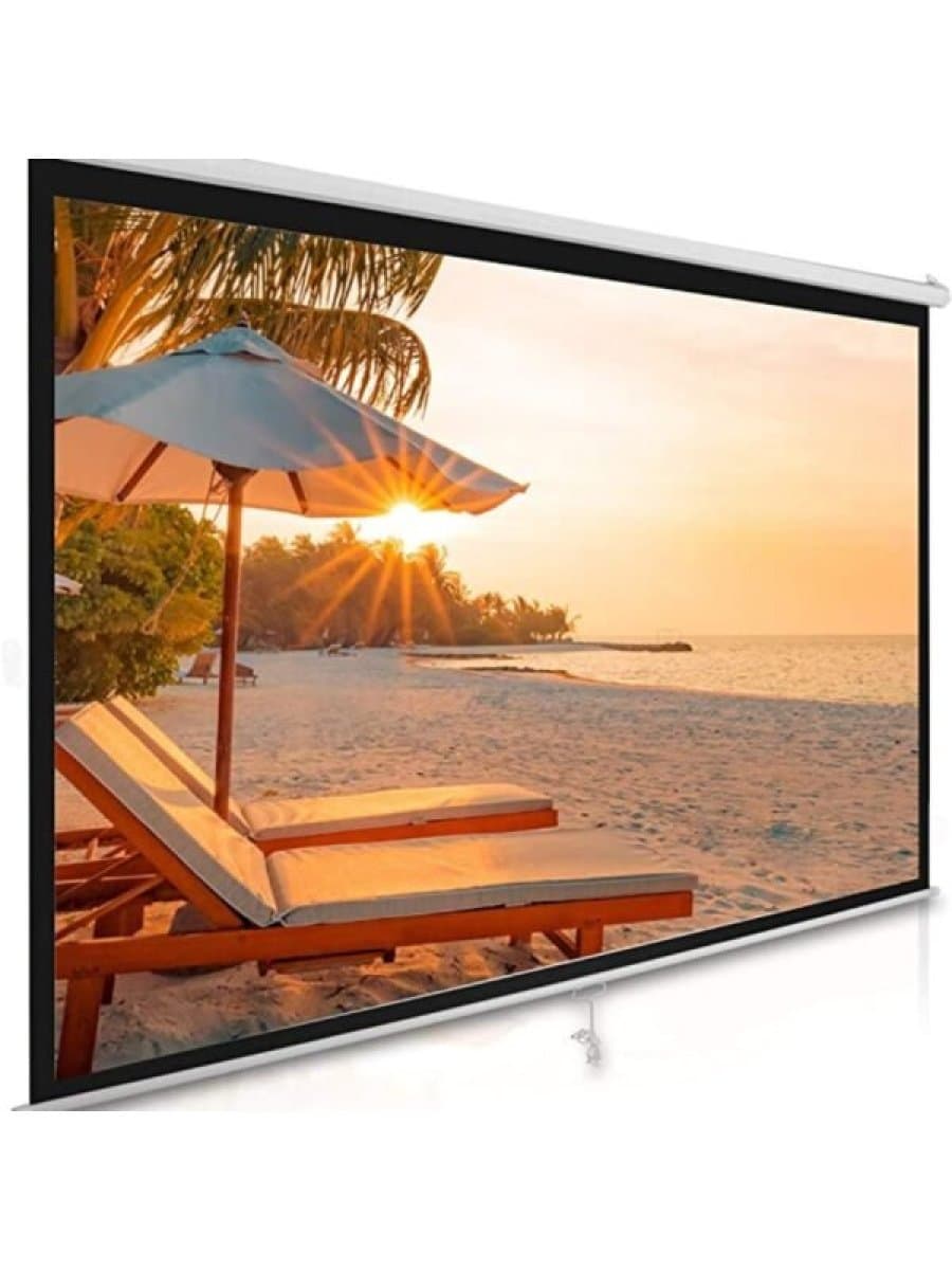 Экран для проектора i-View TC-MPS-200 (M200x200) 200 x 200 Matte White Screen Wall Manual