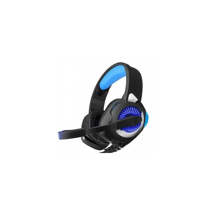 Наушники с микрофоном Microlab G4 GAMING BLACK/BLUE 3.5+USB