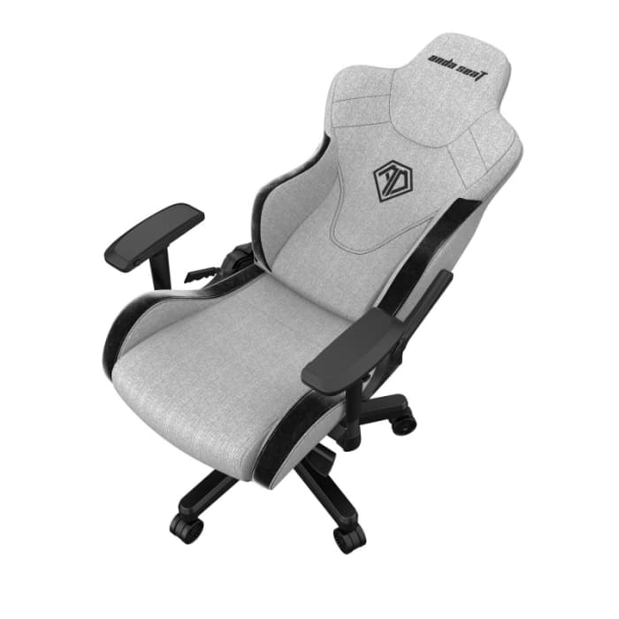 Игровое кресло AndaSeat AD12XLLA-01-GB T-Pro II Premium GRAY&amp;BLACK 4D Armrest 65mm wheels Fabric