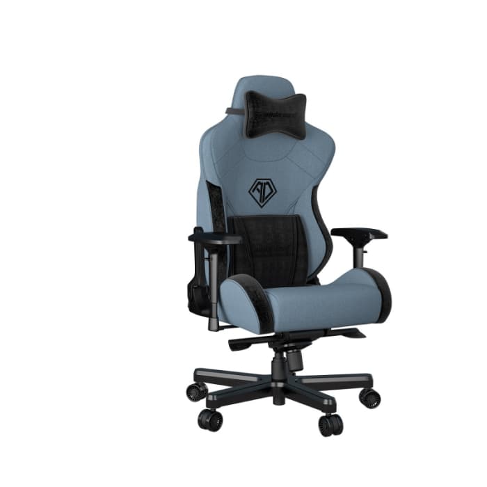 Игровое кресло AndaSeat AD12XLLA-01-SB T-Pro II Premium BLUE&BLACK 4D Armrest 65mm wheels Fabric
