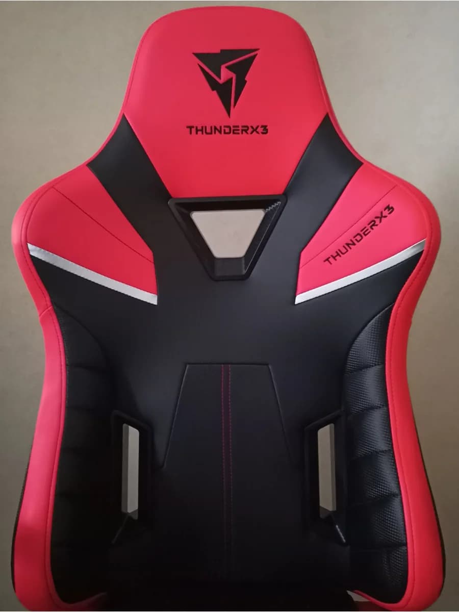 Игровое кресло ThunderX3 TC5 EMBER RED 3D Armrest 65mm wheels PVC Leather