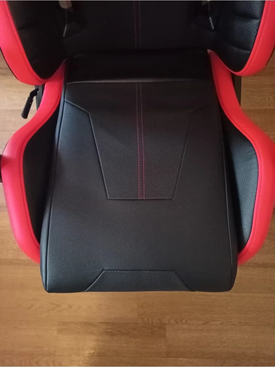 Игровое кресло ThunderX3 TC5 EMBER RED 3D Armrest 65mm wheels PVC Leather