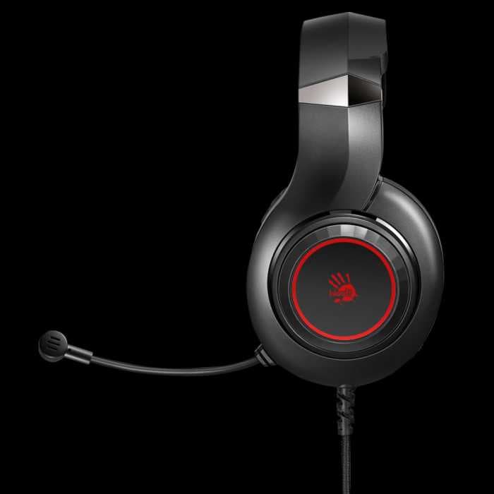 Наушники с микрофоном A4Tech BLOODY G220 NEON Gaming 3.5mm & USB Black