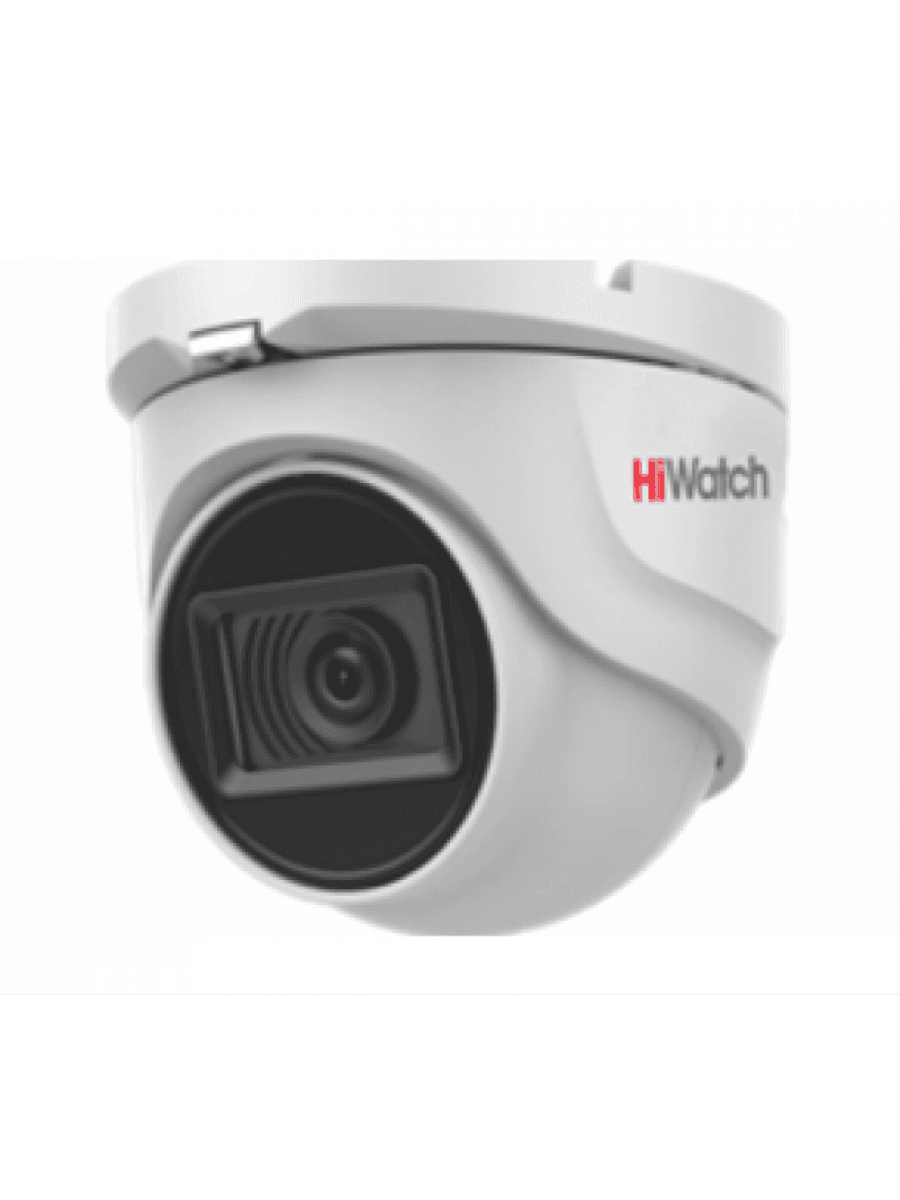 HD-TVI видеокамера HIWATCH DS-T203A(B)(2.8mm) купольн,уличная 2MP,IR 30M,MIC