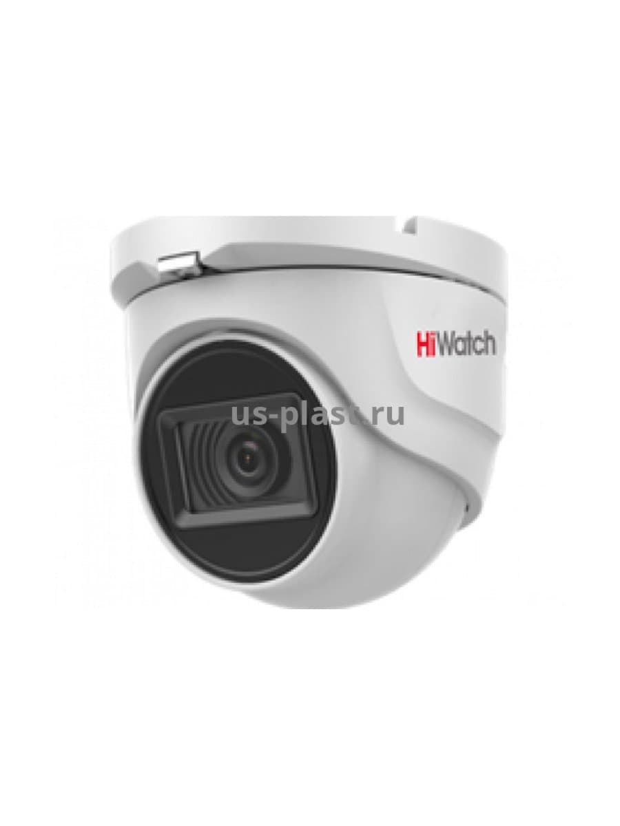 HD-TVI видеокамера HIWATCH DS-T203A(B)(2.8mm) купольн,уличная 2MP,IR 30M,MIC