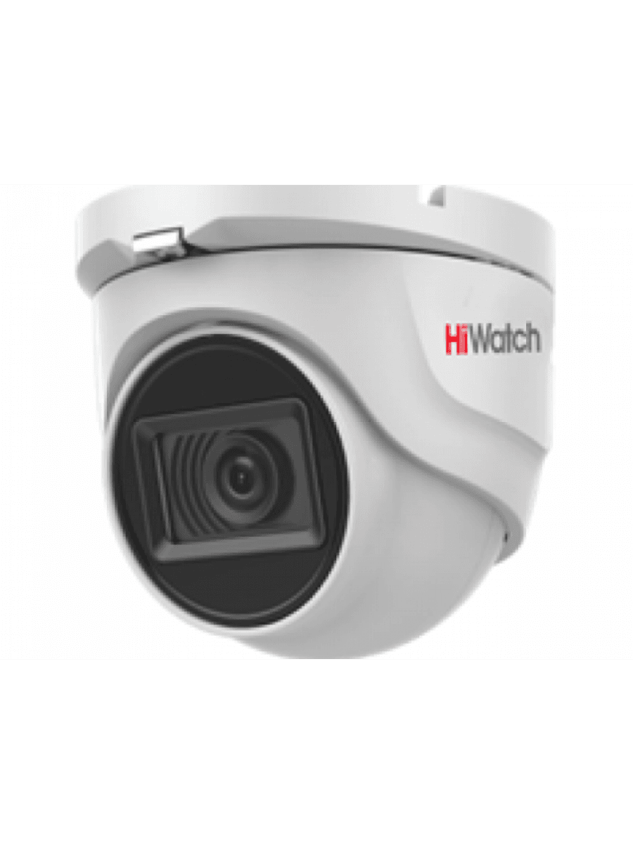 HD-TVI видеокамера HIWATCH DS-T503A(B) (2.8mm) купольн,уличная 5MP,IR 30M,MIC