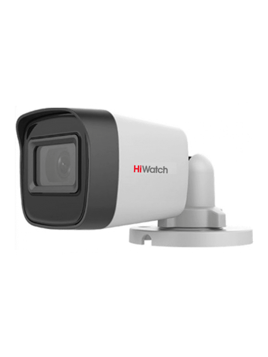 HD-TVI видеокамера HIWATCH DS-T500(C) (2.8mm) цилиндр,уличная 5MP,IR 20M