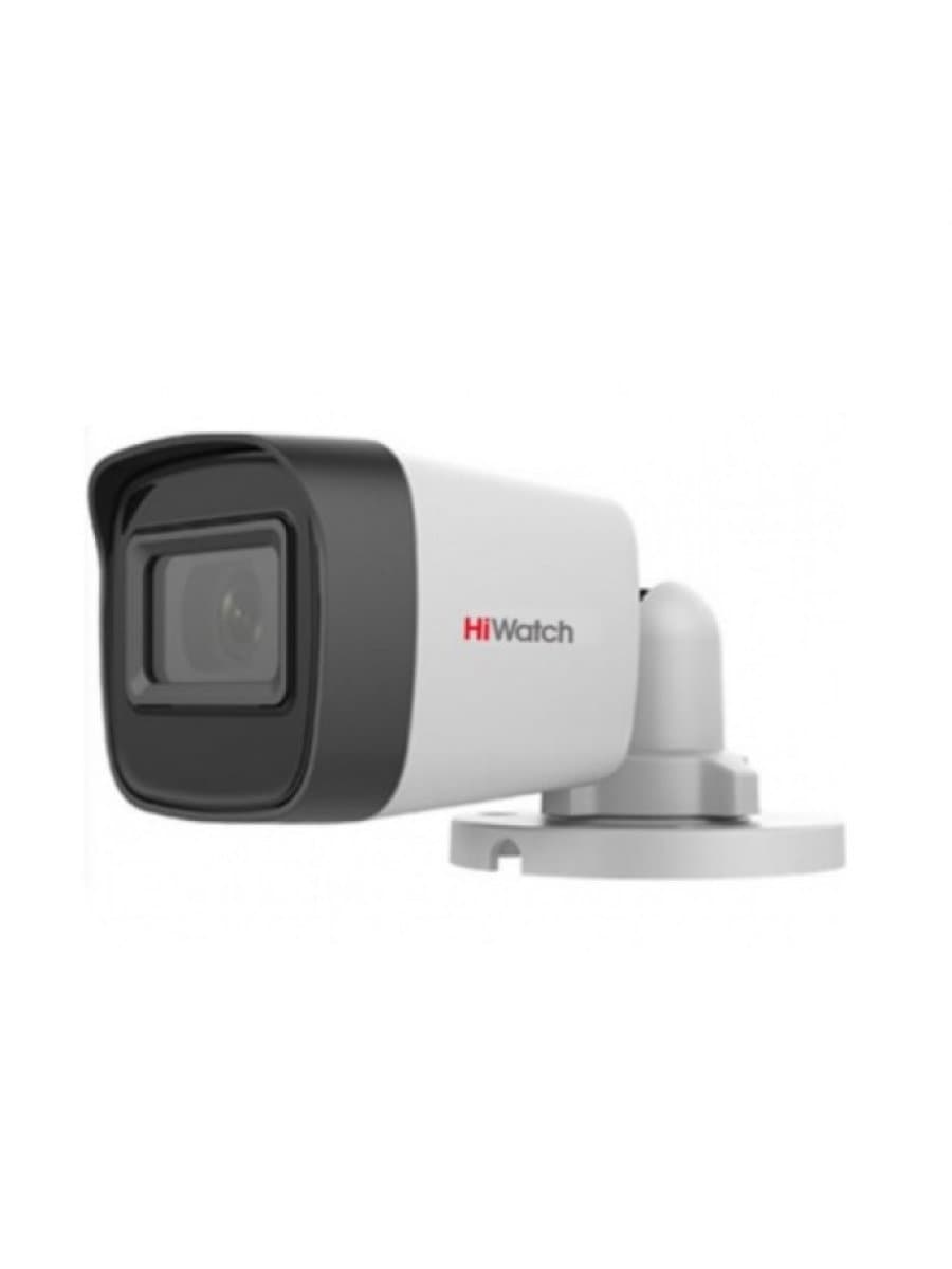 HD-TVI видеокамера HIWATCH DS-T500(C) (2.8mm) цилиндр,уличная 5MP,IR 20M