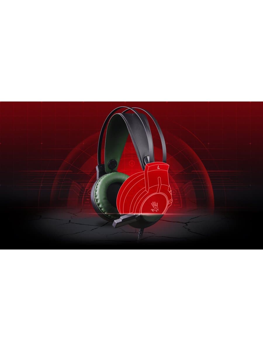 Наушники с микрофоном A4Tech BLOODY J437 7.1 HiFi Gaming Black USB