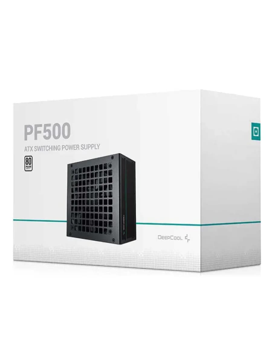 Блок питания DEEPCOOL PF500D 500W 80 PLUS certified 200-240V/ATX12V 2.3 &amp; SSI EPS 12V Black flat