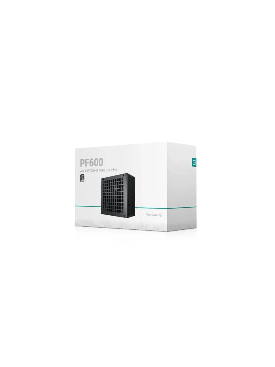 Блок питания DEEPCOOL PF600D 600W 80 PLUS certified 200-240V/ATX12V 2.3 & SSI EPS 12V Black flat