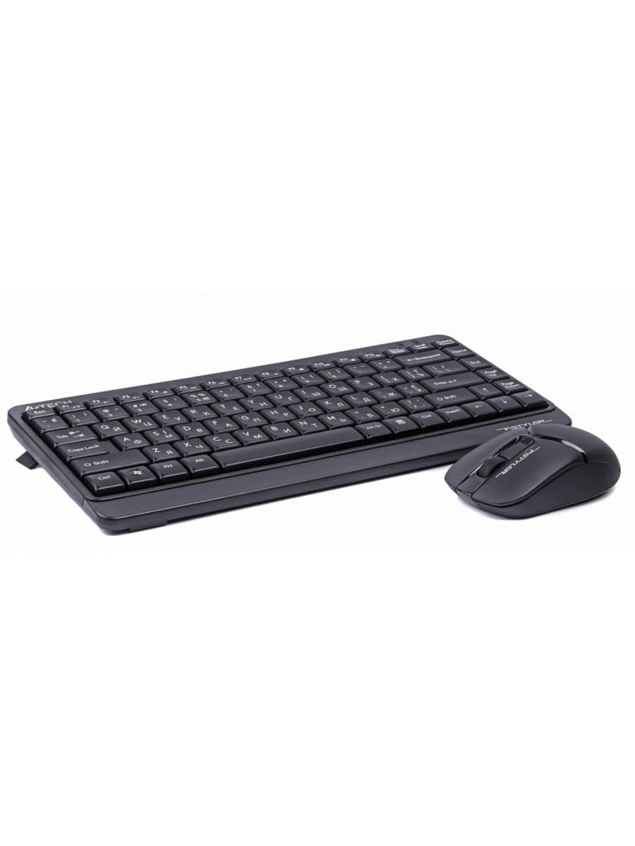 Комплект клавиатура и мышь A4TECH FSTYLER FG1112 (FG12+FGK11) MULTIMEDIA SLEEK COMFORT KEYBOARD + MOUSE COMBO SET WIRELESS BLACK
