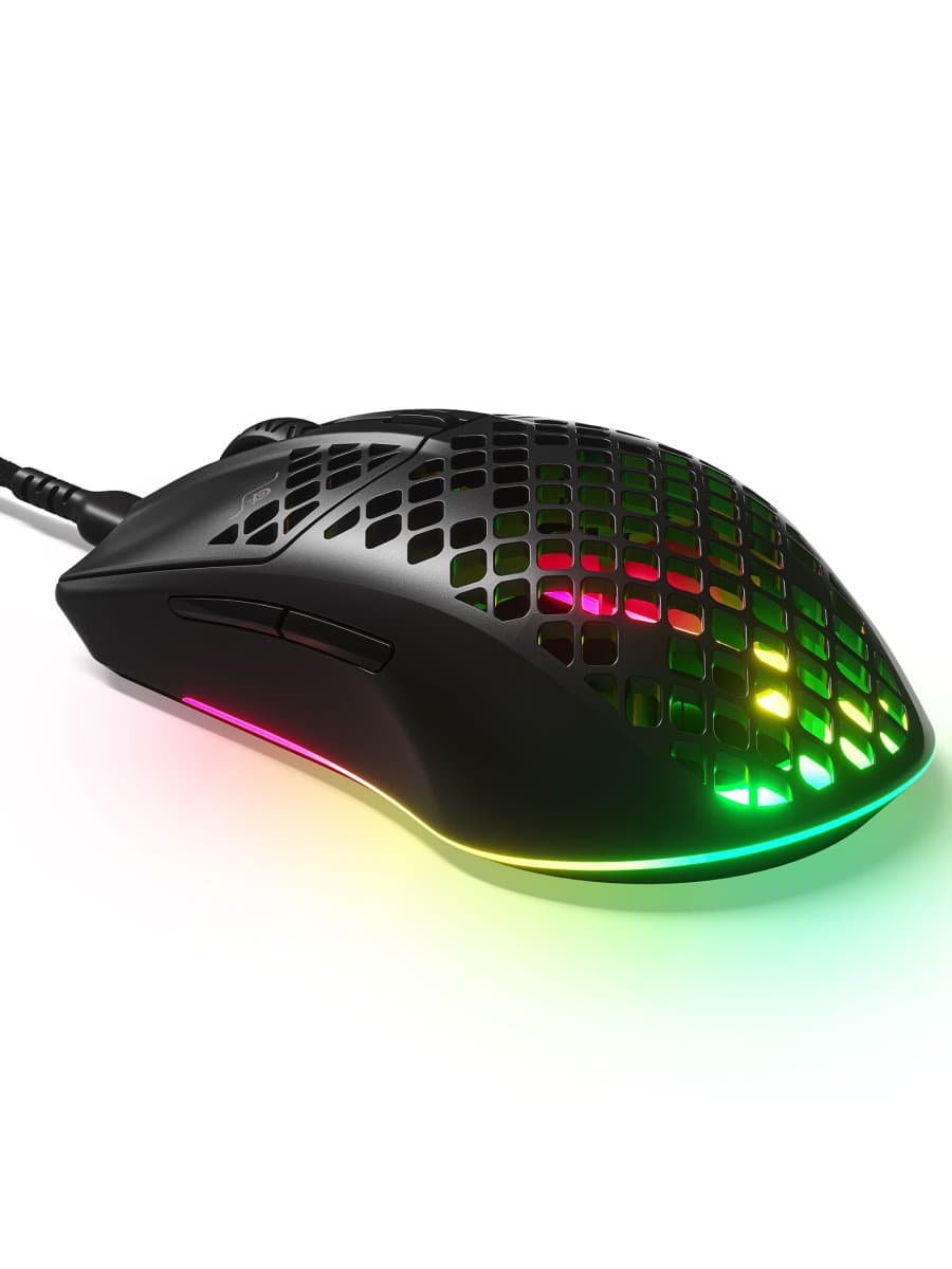 Мышь игровая SteelSeries Aerox 3 Onyx Gaming Mouse, 8500cpi 6 button,USB,BLACK