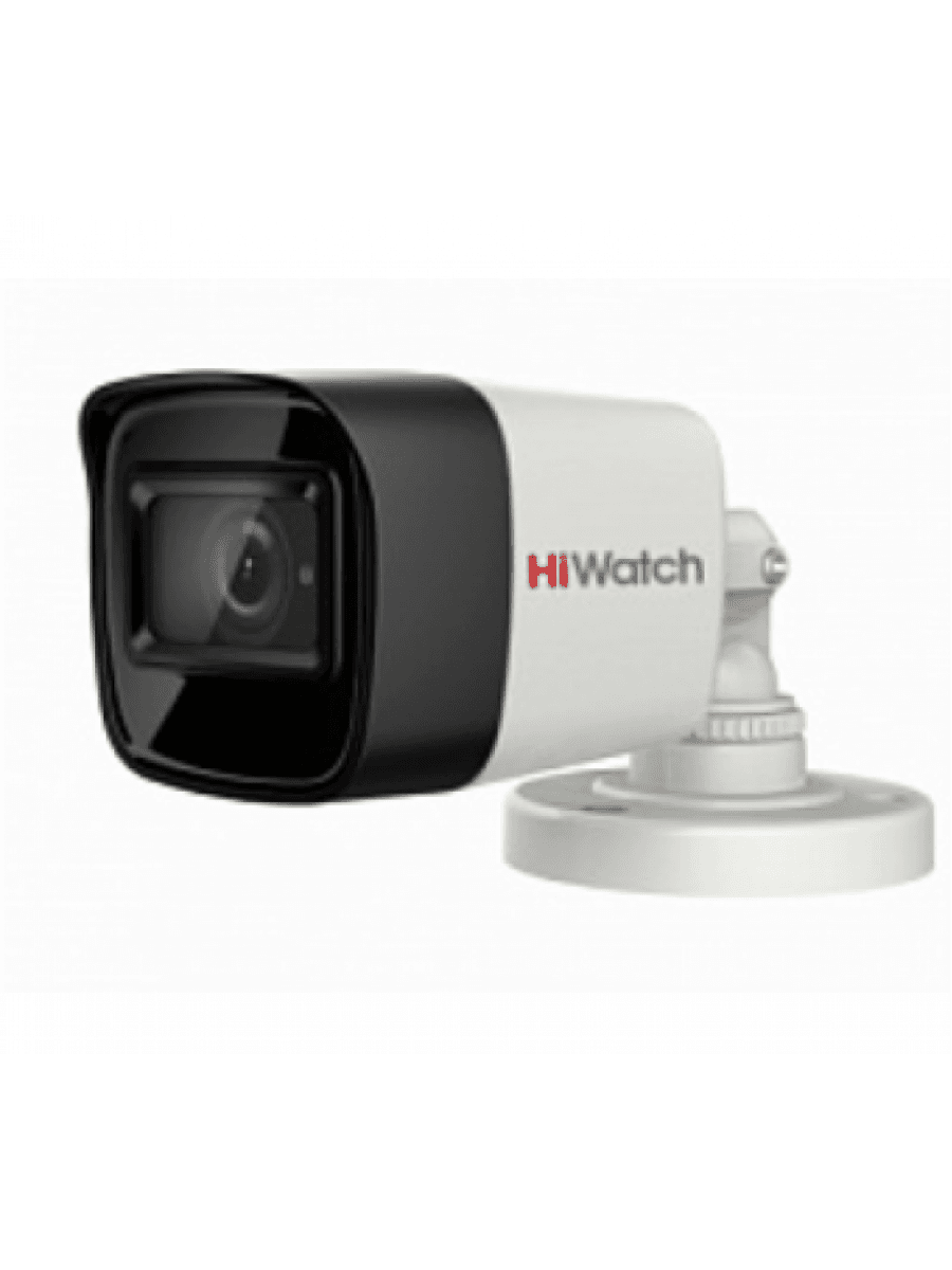 HD-TVI видеокамера HIWATCH DS-T800(B) (2.8mm) цилиндр,уличная 8MP,IR 30M
