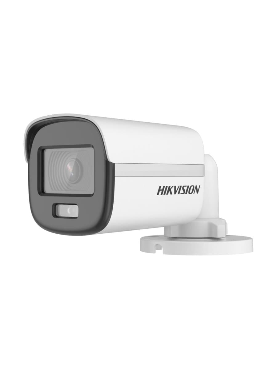 HD-TVI видеокамера HIKVISION DS-2CE10KF0T-PFS(2.8mm) цилиндр,уличн 5MP,LED 20M ColorVu,MIC