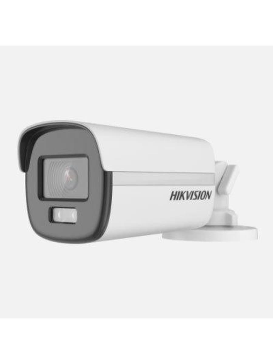 HD-TVI видеокамера HIKVISION DS-2CE12KF0T-FS(2.8mm) цилиндр, уличн 5MP, LED 40M ColorVu, MIC, METAL