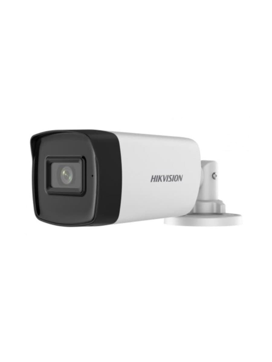 HD-TVI видеокамера HIKVISION DS-2CE17H0T-IT3FS(2.8mm) цилиндр,уличн 5MP,IR 40M,MIC,METAL+PLAST