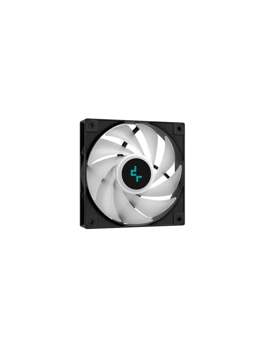 Кулер для процессора DEEPCOOL AG400 BLACK ARGB LGA115*/1700/1200/AMD 120mm PWM fan,300-1850rpm,4HP