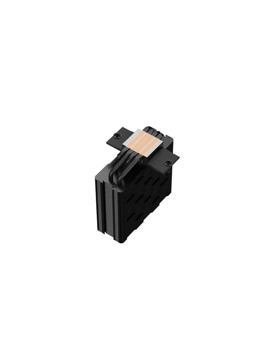 Кулер для процессора DEEPCOOL AG400 BLACK ARGB LGA115*/1700/1200/AMD 120mm PWM fan,300-1850rpm,4HP