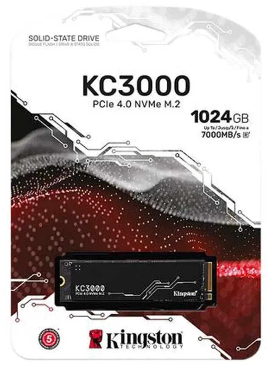 Твердотельный накопитель SSD KINGSTON KC3000 1TB M.2 2280 NVMe