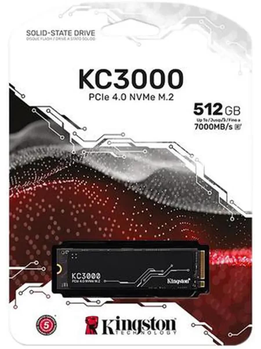 Твердотельный накопитель SSD KINGSTON KC3000 512GB M.2 2280 NVMe