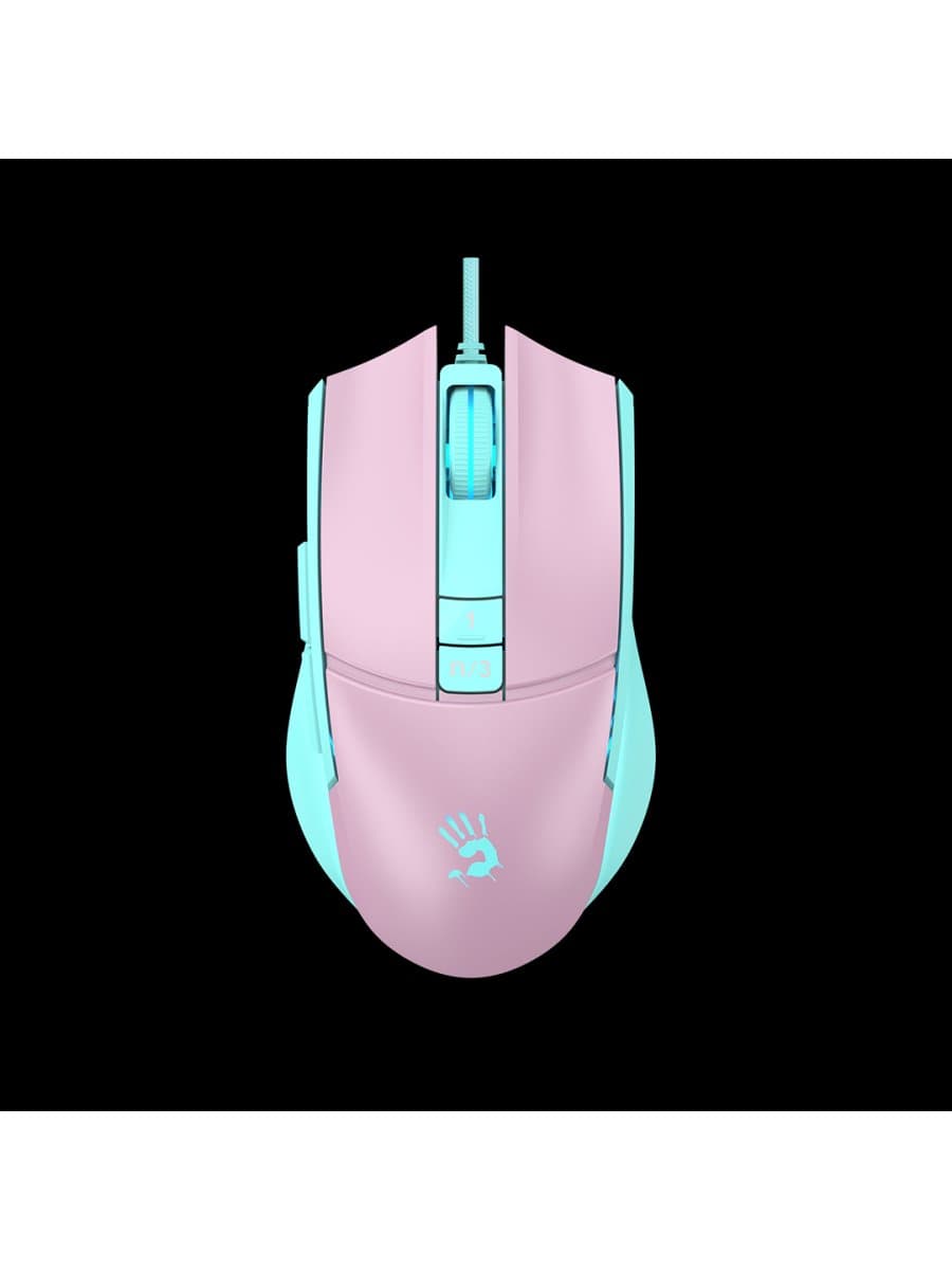 Мышь A4TECH BLOODY L65 MAX LIGHTWEIGHT GAMING 12000CPI STONE BLACK RGB METAL FEET ACTIVE USB