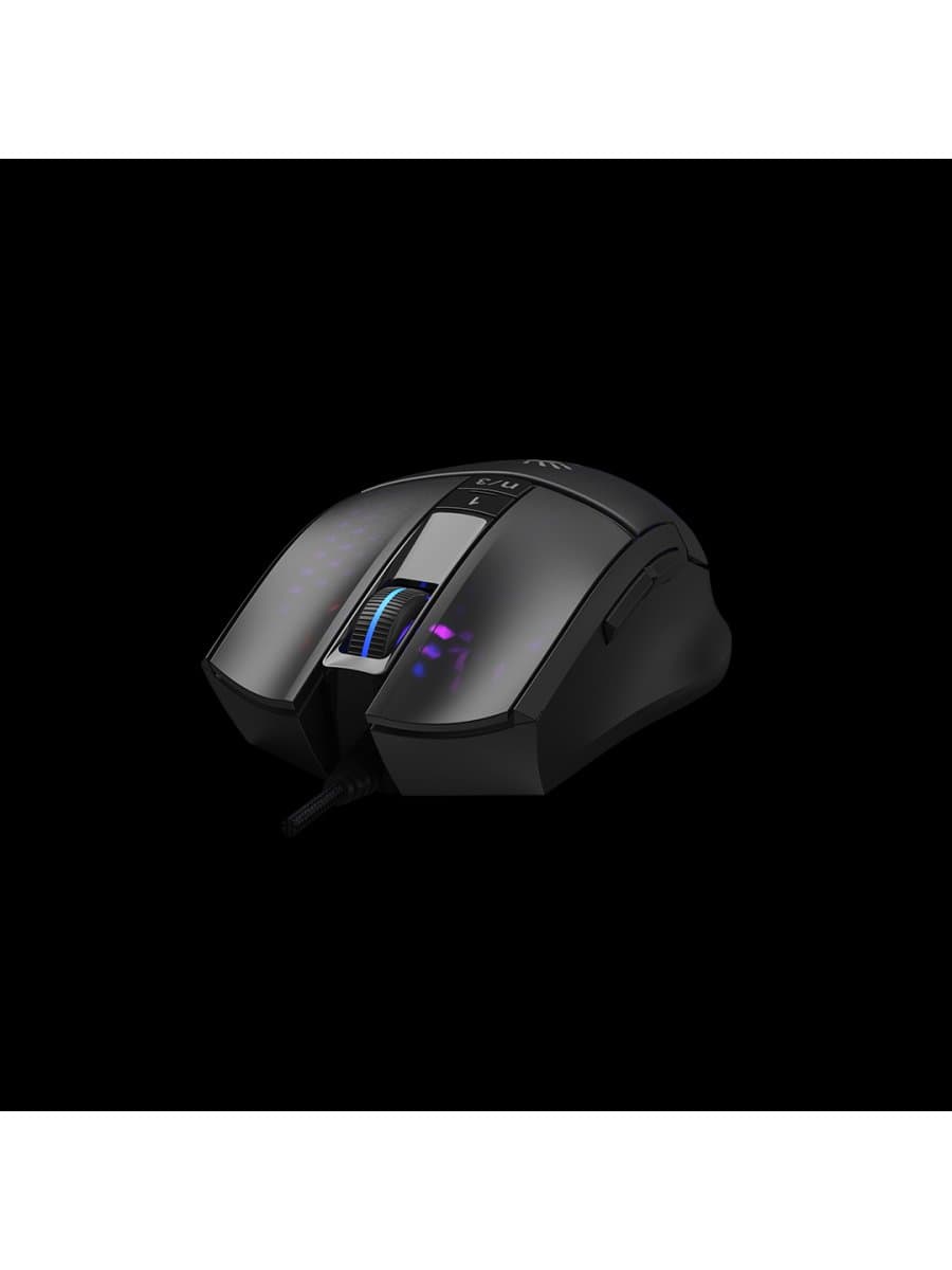 Мышь A4TECH BLOODY L65 MAX LIGHTWEIGHT GAMING 12000CPI STONE BLACK RGB METAL FEET ACTIVE USB
