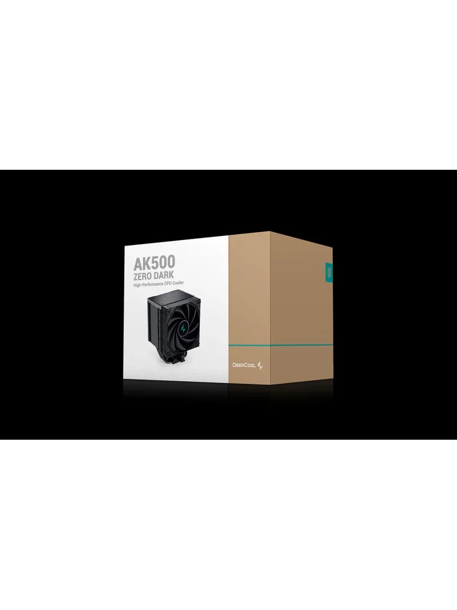 Кулер для процессора DEEPCOOL AK500 ZERO DARK LGA1700/1200/115*/20**/AMD 120mm Black PWM FDB,500-1850rpm,5HP