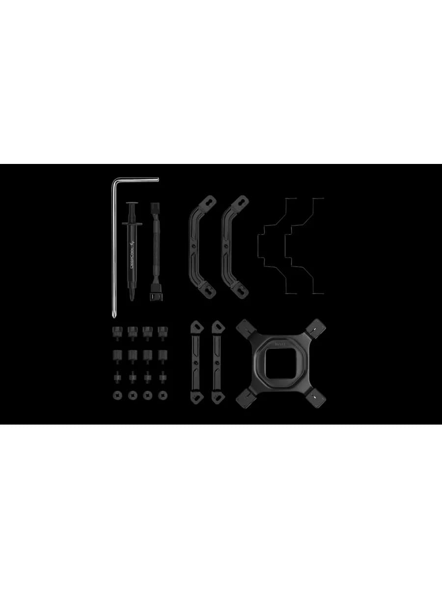 Кулер для процессора DEEPCOOL AK500 ZERO DARK LGA1700/1200/115*/20**/AMD 120mm Black PWM FDB,500-1850rpm,5HP