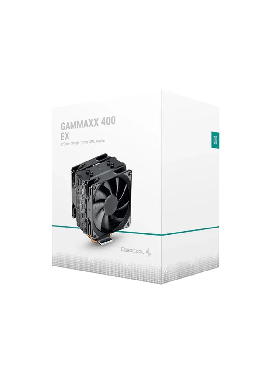 Кулер для процессора DEEPCOOL GAMMAXX-400 EX V2 BLACK LGA1700/115*/1200/AMD 2x120x25mm, 500-1500rpm,4HP